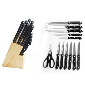 12pcs Full Steel Kitchen Knives Set