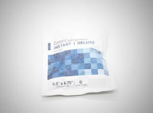 Disposable and Convenient Non-woven Pouch Instant Cold Pack for Offering Immediate Relief