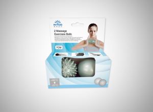 Reusable Hot and Cold Combination of Massage Balls for Providing Releasing Aches, Pains and Tensions
