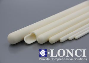 997 Alumina Ceramics C799 Thermocouple Protection Tube Closed One End and Open Both End