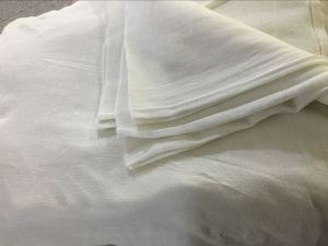 210gsm Not Colored or Bleached, Double-deck Fiberglass Flame Retardant Fabric for Home Textile