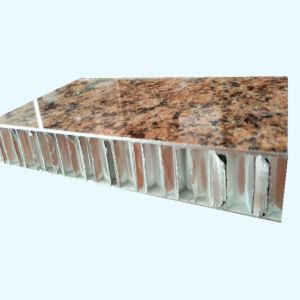 25mm Thick Fireproof Stone Look Aluminium Honeycomb Composite Panels for Wall Facades and Partitions