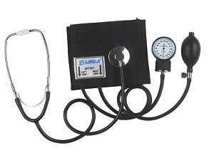 JD-1004 Portable Standard Doctor Use Aneroid Sphygmomanometer with Stethoscope Kit