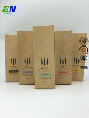 Kraft Paper Pouch Side Gusset Coffee Bag