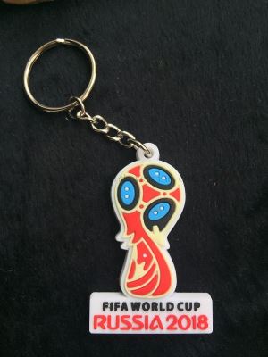 PVC 2018 Russia World Cup Keychains Key Buckle Souvenir Pendant Gifts