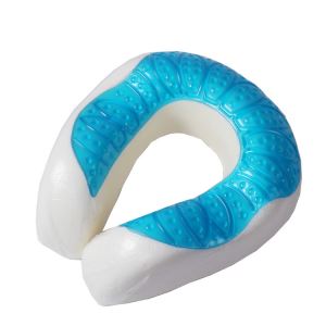Soft Cool Gel Airplane Travel Neck Pillow for Rest