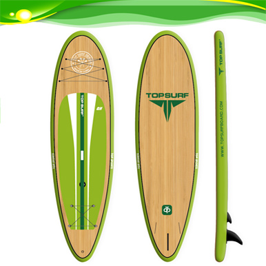 2017 Best Selling EPS Bamboo Wooden Veneer Painting Stand Up Paddle Boards