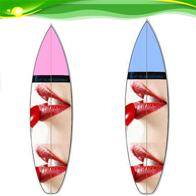 New Cloth Veneer Surfboard