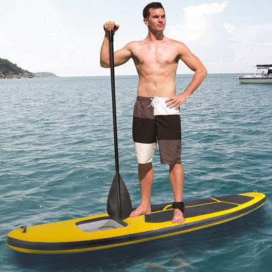 New Design Red Yellow ISUP Inflatable Stand Up Paddle Board