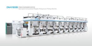 Plastic Bopp Film Roll Rotogravure Printing Machine