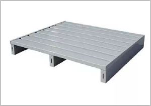 High Strength Warehouse Rack Storage Cold Rolled Steel Pallet