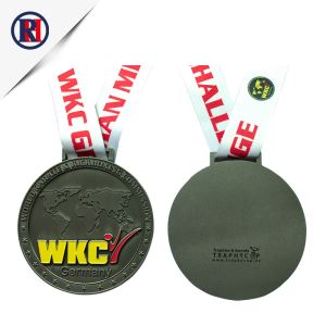 Sport Event Medal with Antique silver Plating