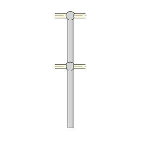 Welded Handrail Stanchions