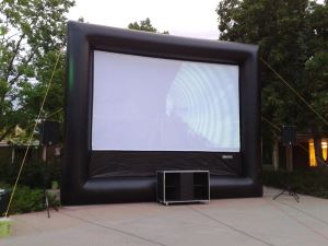 Outdoor Advertising Giant Floating Air Movie Cinema Inflatable Outdoor Projection Screen for Sale