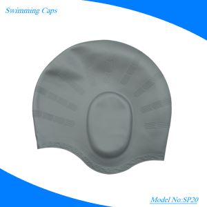 Low MOQ High Quality OEM Printing Silicone Swim Hat,funny Swimming Cap with 100% Silicone Material