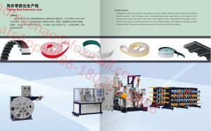 High Precision PU Synchronous Timing Belt Extruder Machine Line