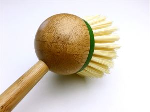 Bamboo Handle Dish Scrub Brush