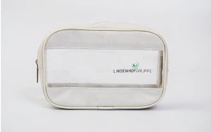 OEM Fashion Zipper Portable Soft Frosted PVC Travel Pouch with Slider Zipper