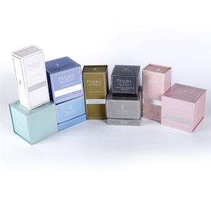 Design Cosmetic Brands Style Luxury Cosmetic Packaging Box Magnetic Closure Box for Cosmetic Bottles