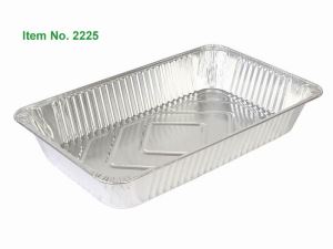 Disposable Aluminium Foil Pans Full Size Durable Foil Trays Deep Medium Shallow Dimensions