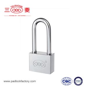Square Type Half Shackle Protected Chrome Gold nickel Painted or Palted Iron or Solid Steel Padlock with Different Keys