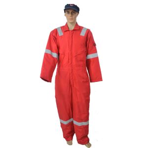 High Performance Hi Vis Workwear with Fire Resistant Anti-static Thermal Coveralls