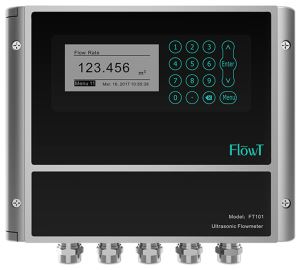 Clamp on Ultrasonic Flow Transmitter High Accuracy for Oil Liquid Meter