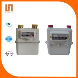 Residential Gas Meter G1.6 G2.5 G4 EN1359 Certificated Diaphragm Steel Case by High Quality Cold-rolled Plate for Town Gas