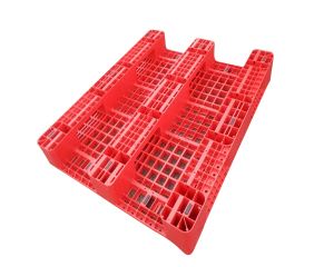 Euro Standard Size Single Faced Heavy-Duty 3 Runners Steel Pipes Racking Plastic Pallet