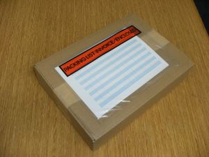 Clear Shipping Label Pouches
