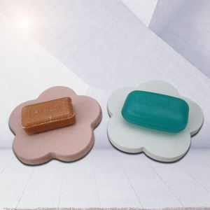 Non-slip Deodorant Rectangular Diatom Soap Mats