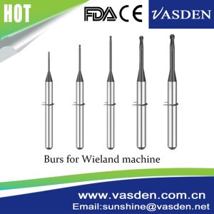 Compatible Wieland Carbide System Zirconia CadCam Milling Tool Dental Burs