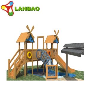 Natural Non-Luminous Wooden Outdoor Playground
