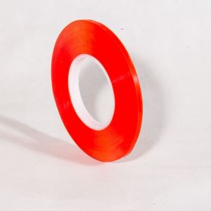 Red PET Double Side Adhesive Tape with High Transparency High Viscosity Be Used for Lens and Electronic Products