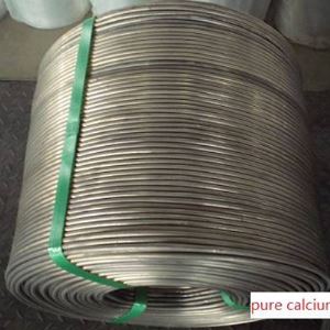 Calcium Metal Extruded Wire Diameter 7.5mm|8.0mm with Best Quality Pure Calcium Wire Production Made in China