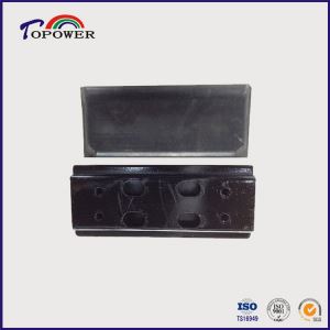 Rubber Track Plate with 2 Side Holes
