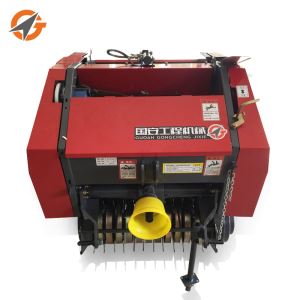 Mini Round Baler and Wrapper
