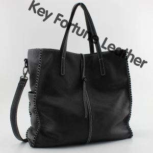 Black Leather Bags for Women