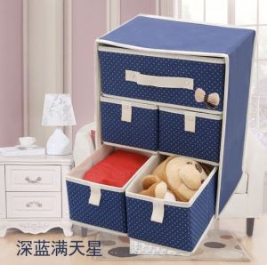 Three Layer Polyester Storage Box with Lids