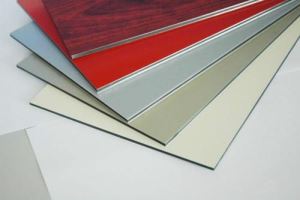 Gold Mirror Finished Fireproofing Aluminium Composite Panel