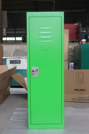 Steel Clothes Storage Students Used Single Compartment One Door Metal Locker