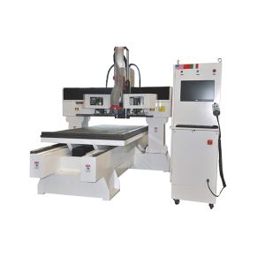 3-axis Double Cutter CNC Machining Center