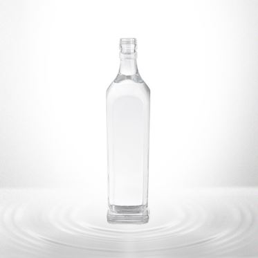 Clear Glass Vodka Bottle