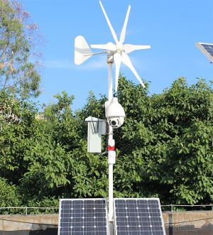 Solar & Wind Powered 4G Camera