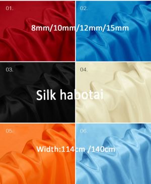 Solid Color Dying Silk Habotai