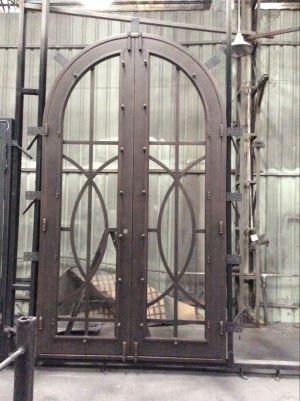 Forged Hurricane Rated Iron Door