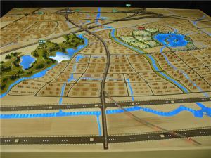 Panoramic Display of Rural Planning Physical Model