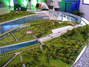 The Physical Model of Hydropower Station Scene