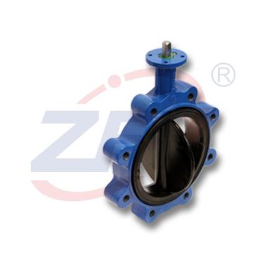 Ductile Iron Rubber Lined Butterfly Valve