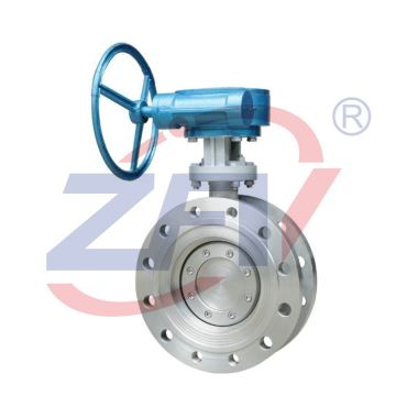 Mine Flanged Triple Offset Butterfly Valve